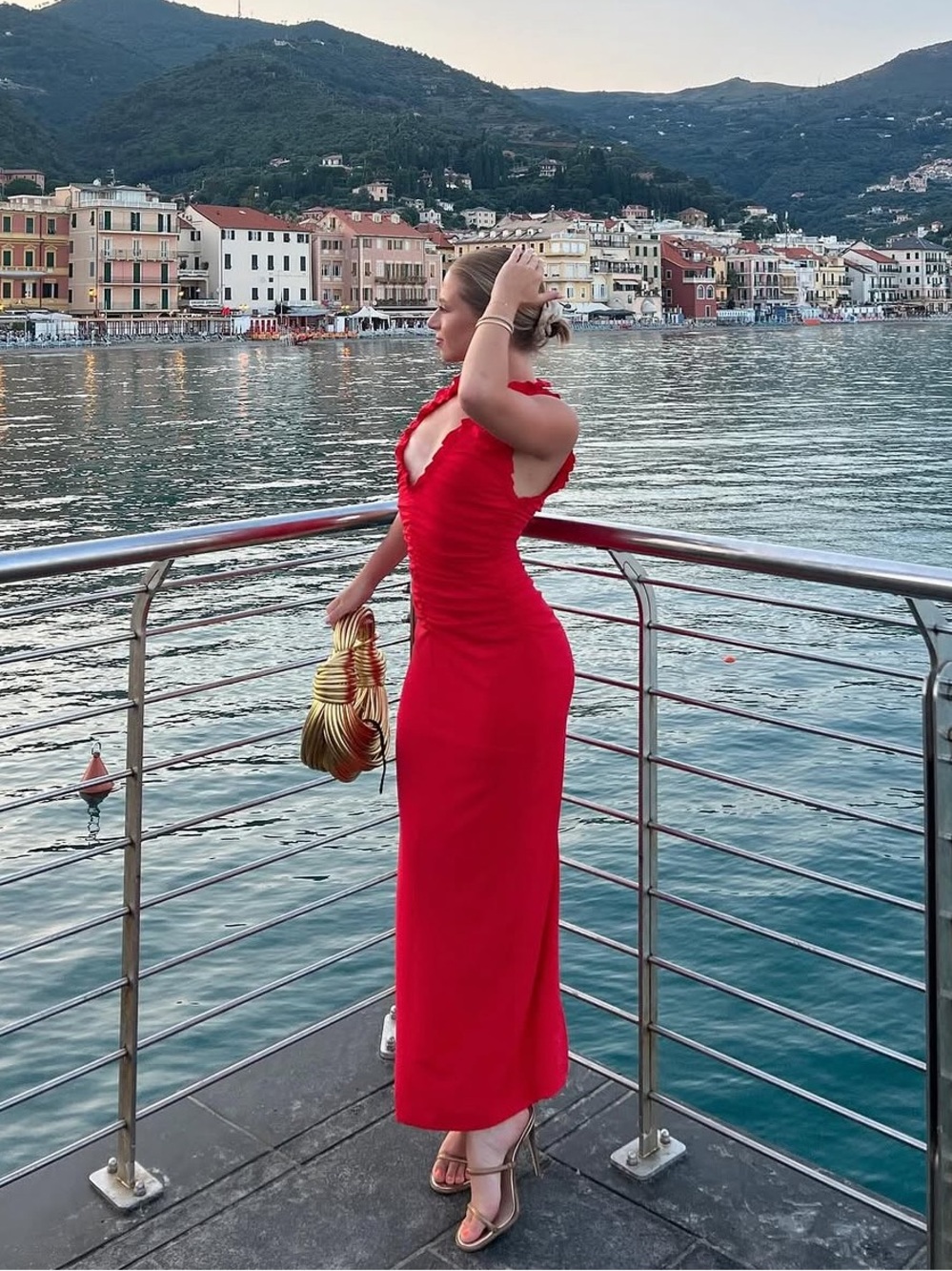 Zara Red Maxi Dress